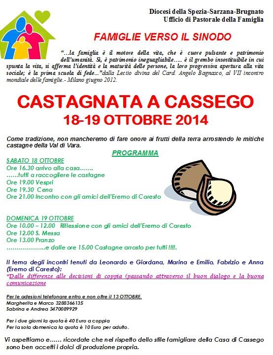 Castagnata in famiglia