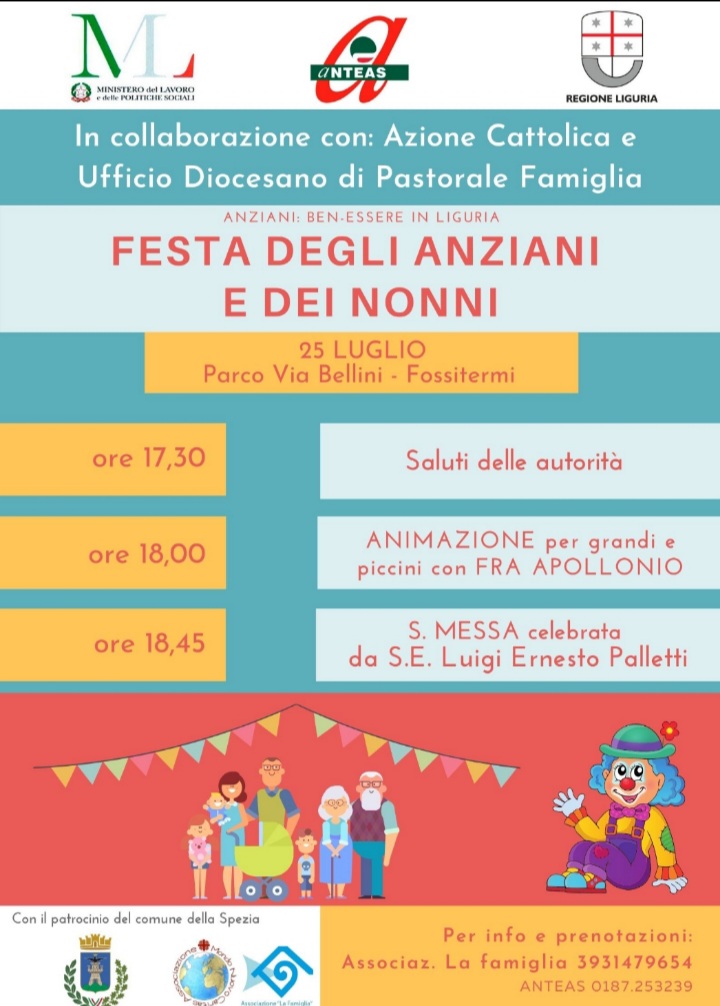 Programma Giornata degli Anziani e dei Nonni